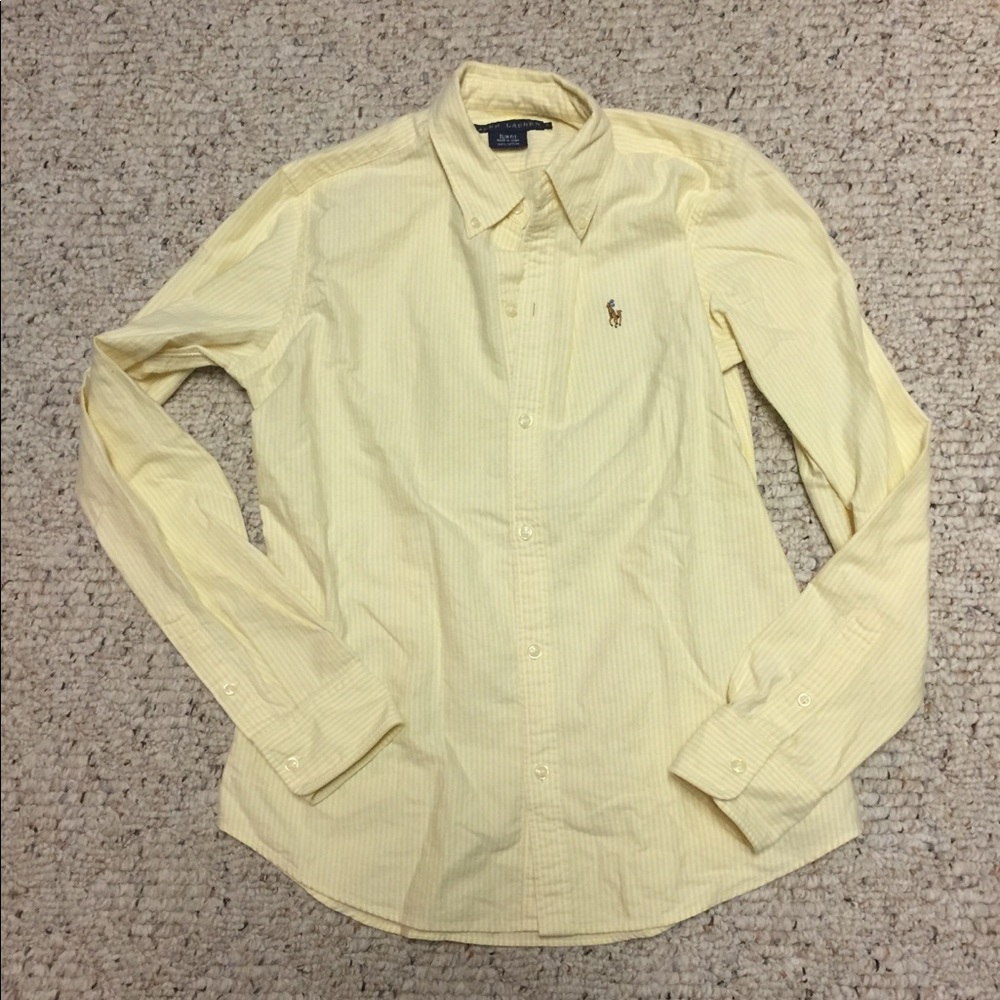 Ralph Lauren slim fit striped oxford